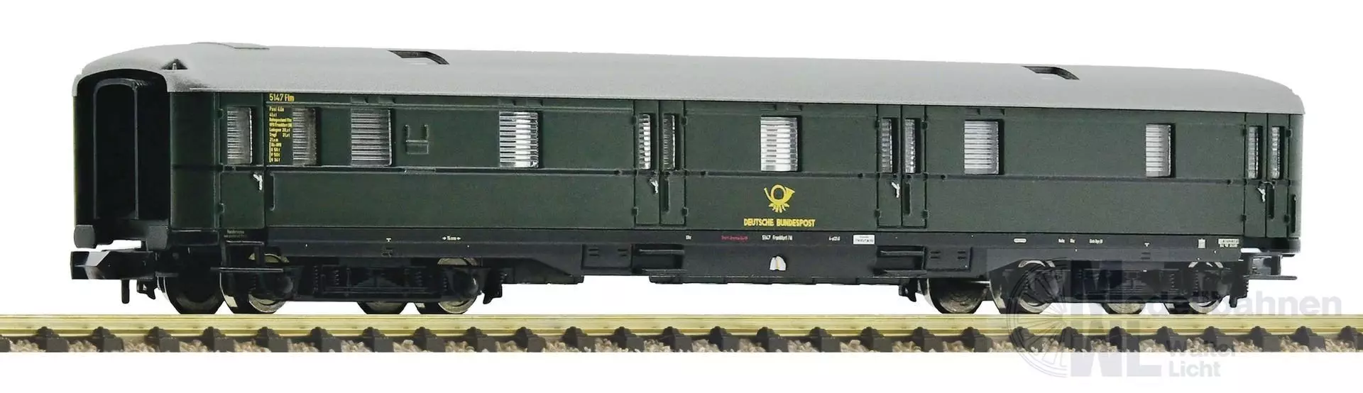 Fleischmann 6260005 - Schürzen Postwagen DB Ep.III N 1:160