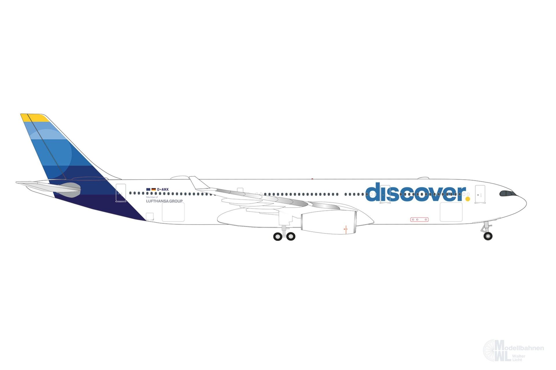 Herpa 538343 - A330-300 Discover Airlines 1:500