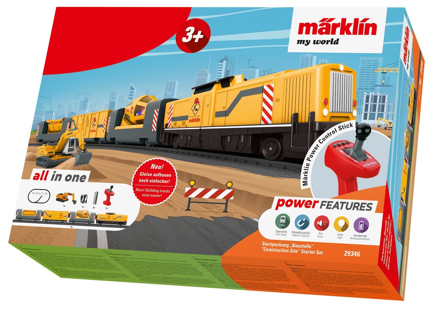 Märklin 29346 - Startpackung Baustelle H0/MyWorld