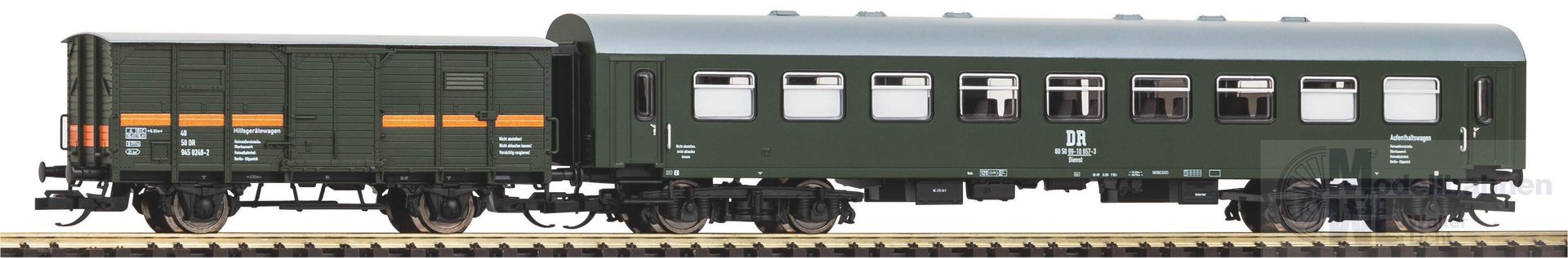 Piko 47680 - Oberbaumesszug Set DR Ep.IV 2.tlg. TT 1:120