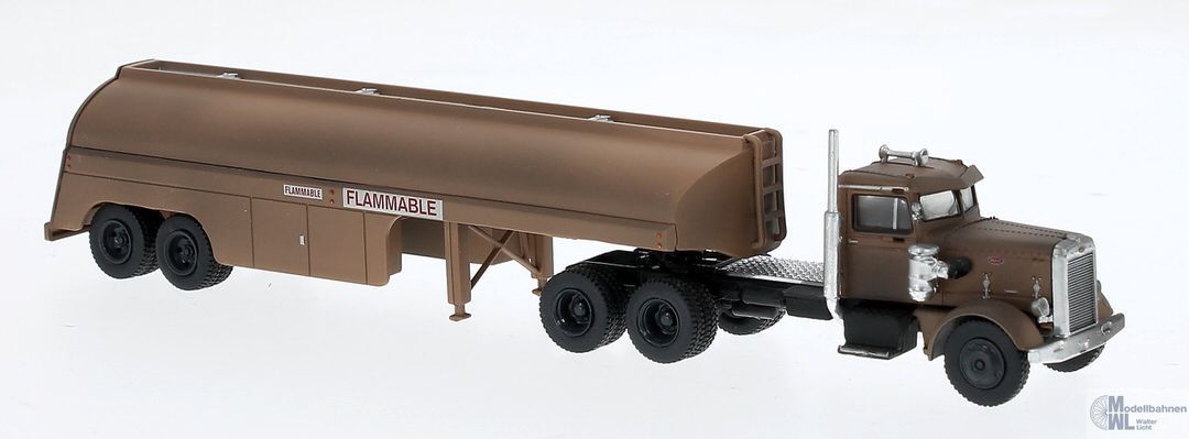 Brekina 85764 - Peterbilt 281 Tanker Rusty H0 1:87