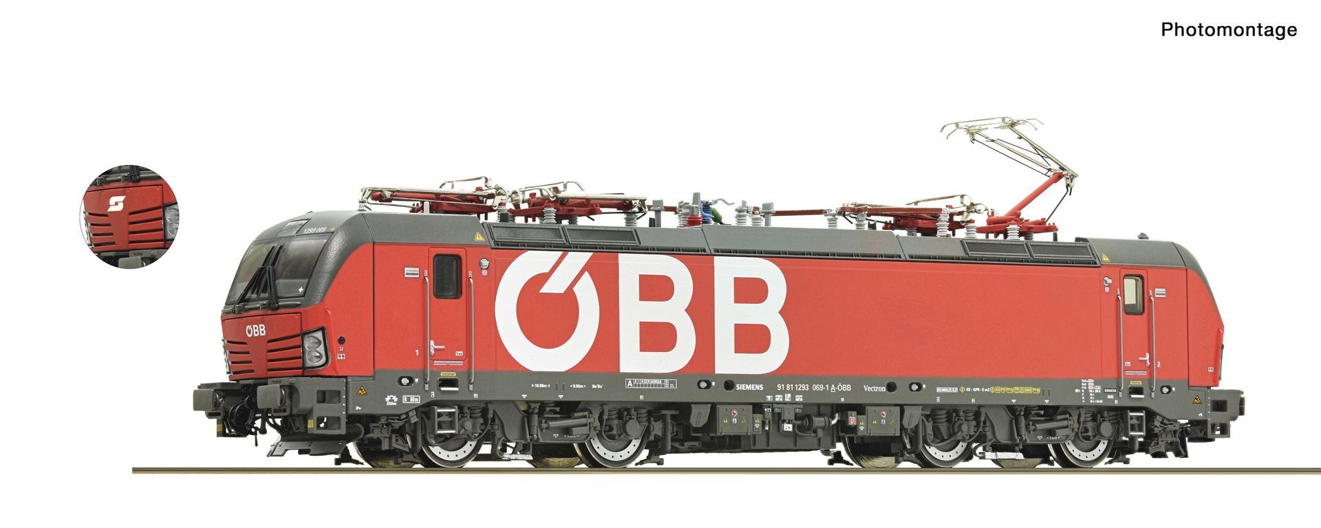 Roco 7510154 - E-Lok Rh 1293 ÖBB Ep.VI H0/GL Sound