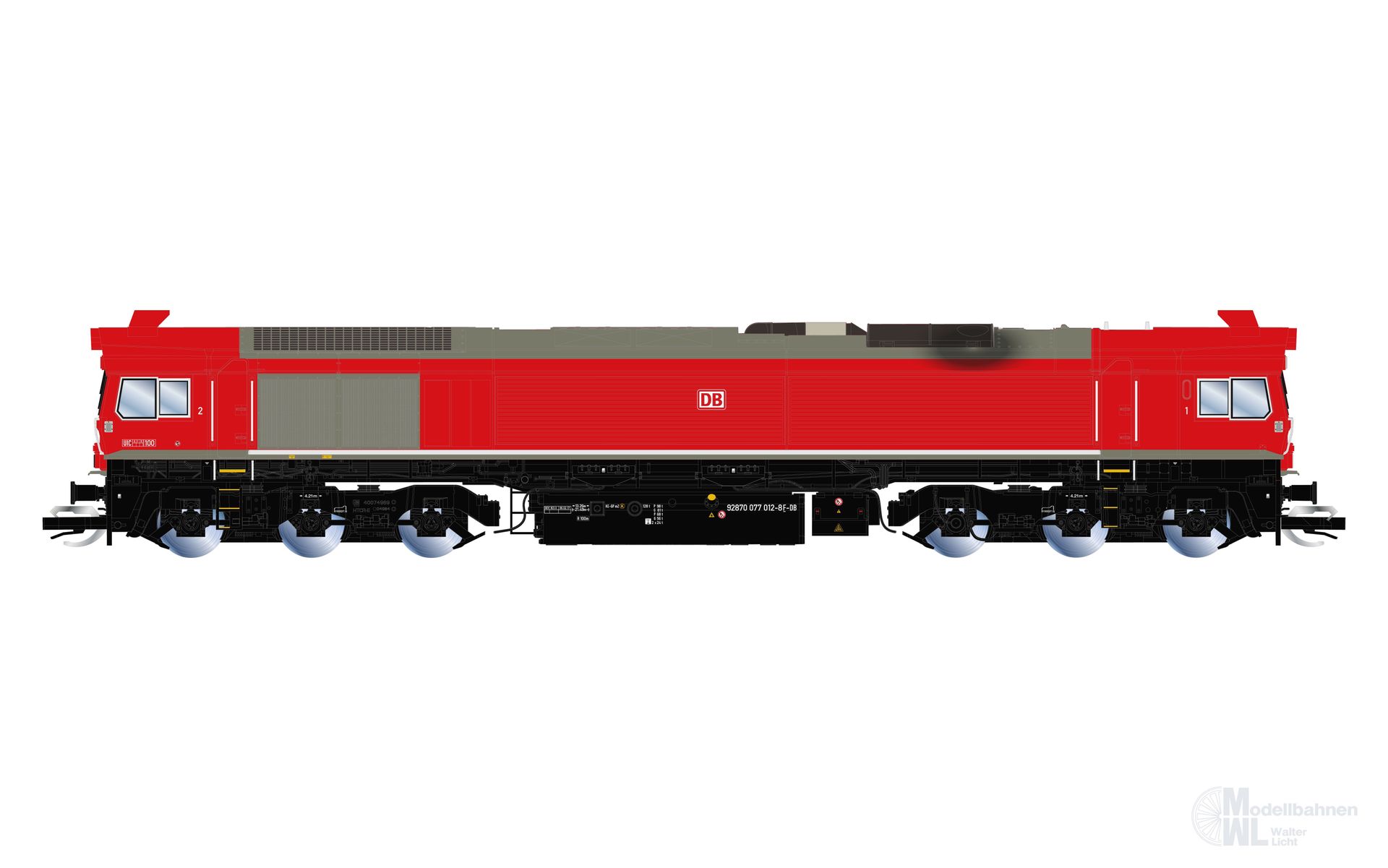 Arnold 9070 - Diesellok Class 77 DB Ep.VI TT 1:120