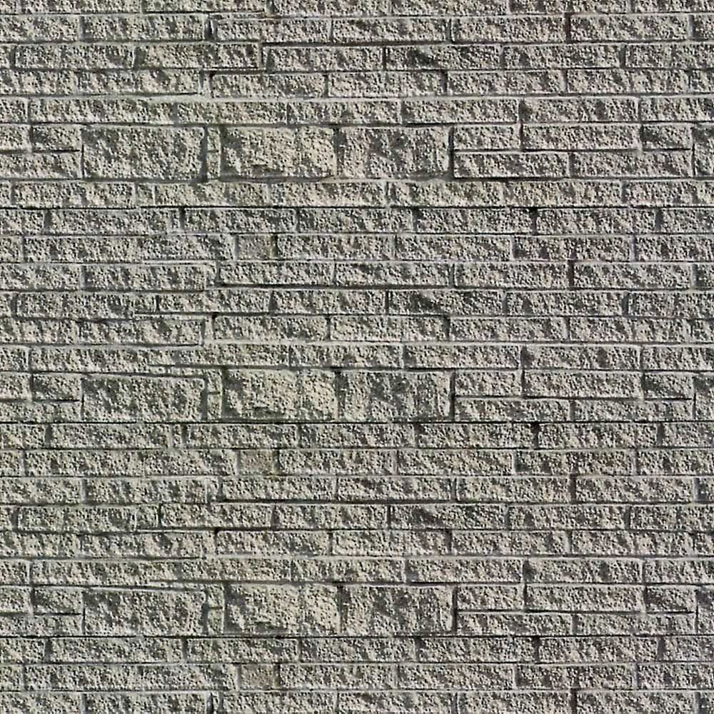 Vollmer 46039 - Mauerplatte Gneis aus Karton 10 Stück H0 1:87