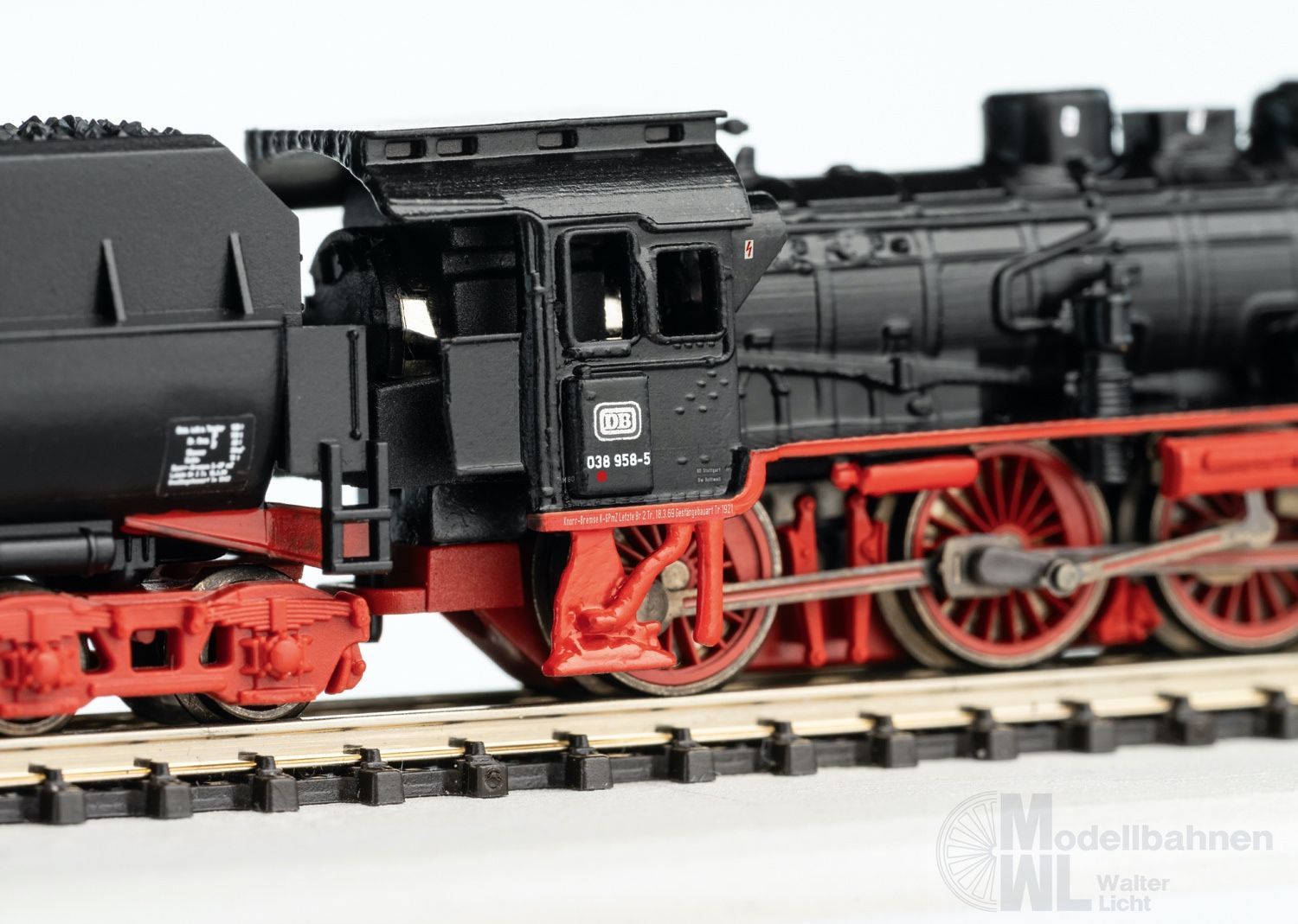 Märklin 88909 - Dampflok BR 038 DB Ep.IV Wannenetender Z 1:220