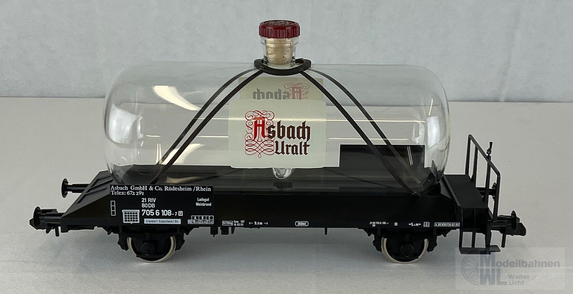 GEBRAUCHTWARE 5436 - MÄRKLIN - Glaskesselwagen DB Ep.IV Asbach Uralt Spur 1