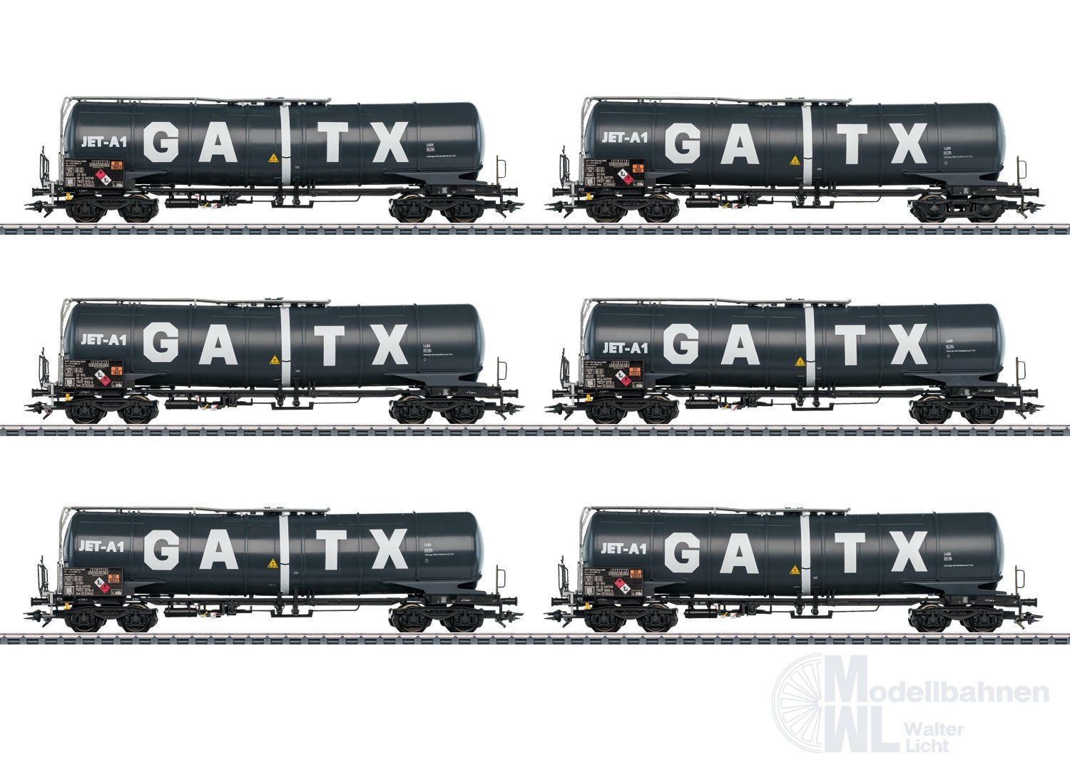 Märklin 47546 - Kesselwagen-Set GATX Ep.VI JET A1 5.tlg. H0/WS