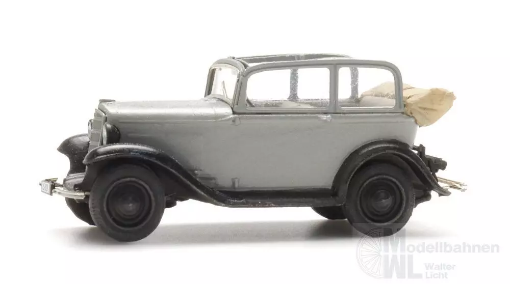 ARTITEC b.v. 312.047 - Opel P4 Dach offen grau Fertigmodell 1:120