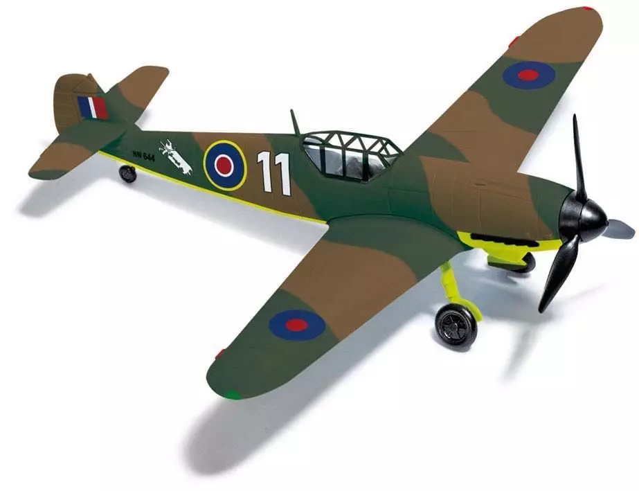 Busch 25011 - Flugzeug Messerschmitt Bf 109 F4 Britisches Beuteflugzeug H0 1:87