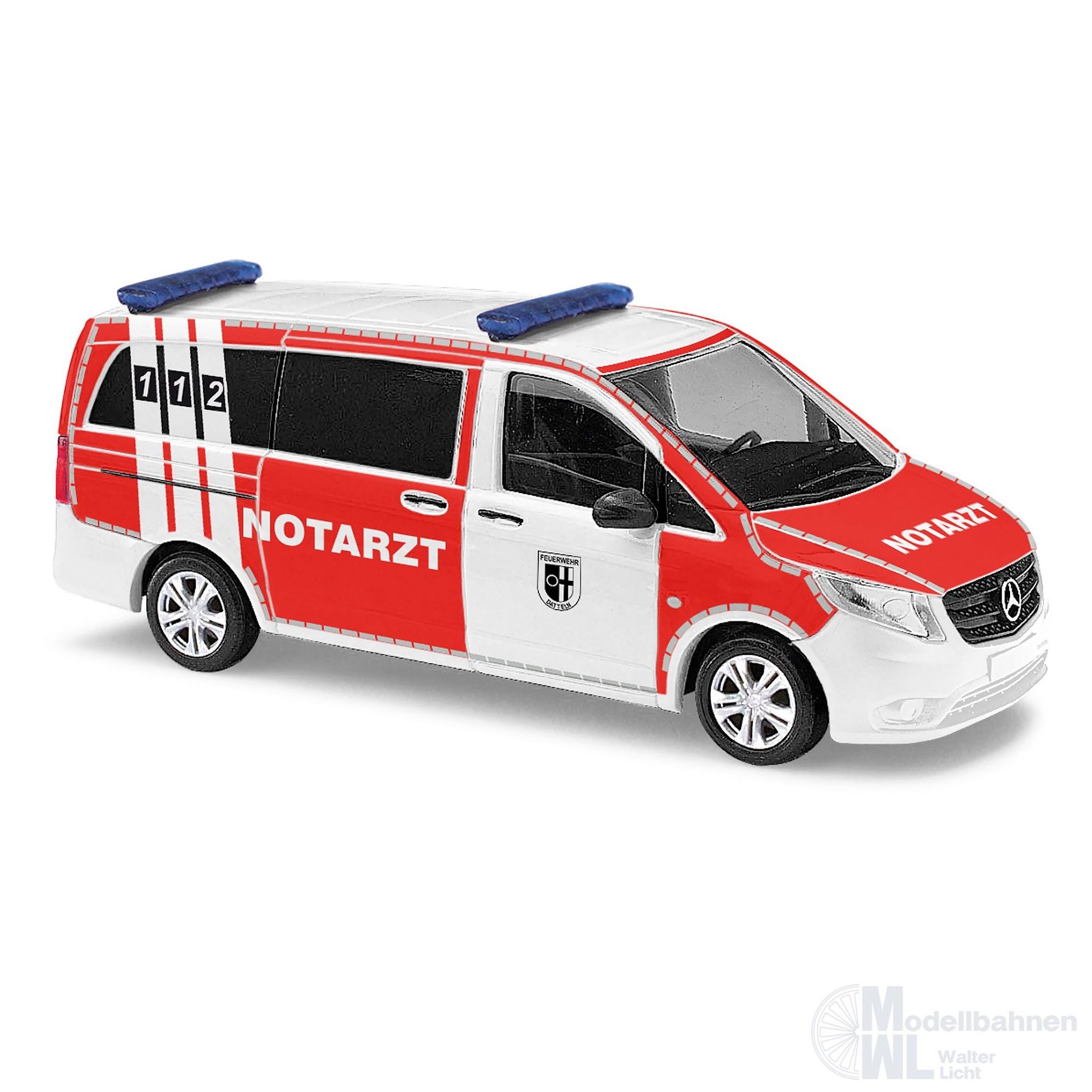 Busch 51157 - Mercedes-Benz Vito Feuerwehr Datteln H0 1:87