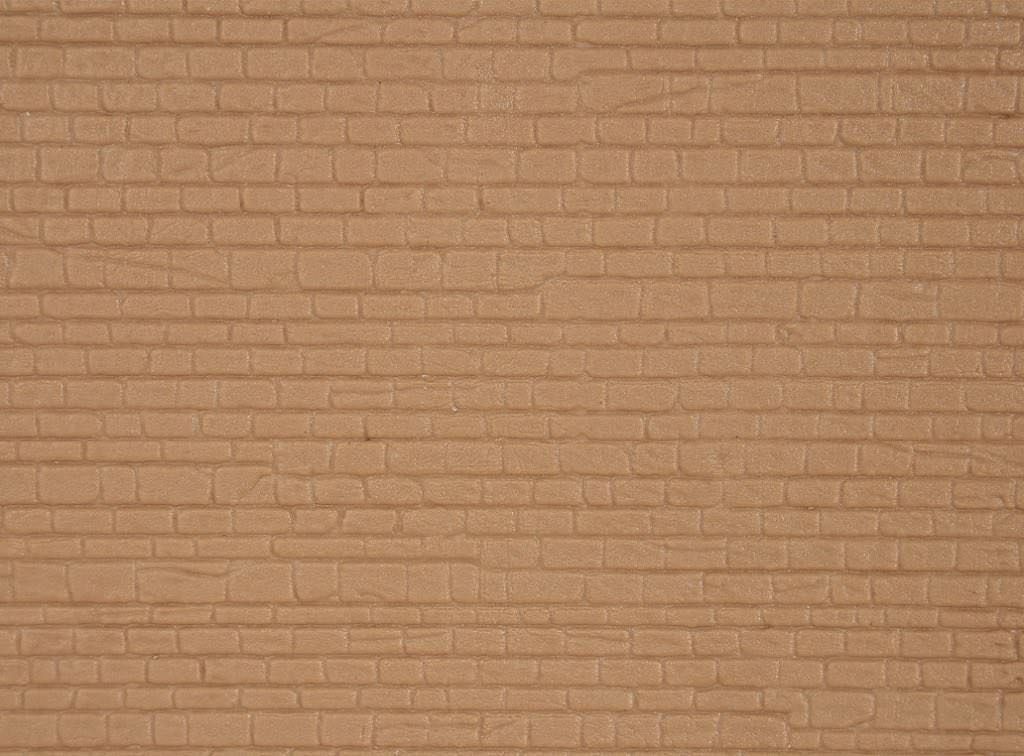 Kibri 34118 - Mauerplatte mit Abdecksteinen klein L 20 x B 12 cm H0 1:87