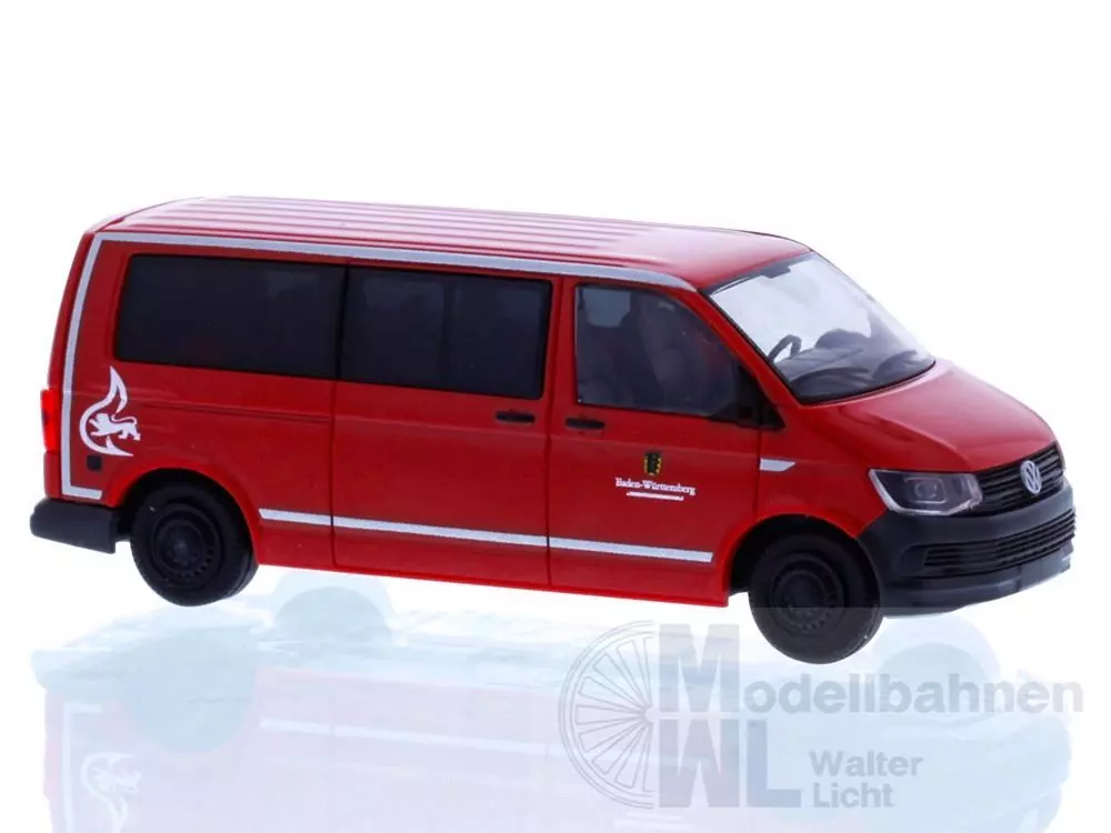 Rietze 53803 - Volkswagen T6 Landesfeuerwehrschule Baden-Württemberg H0 1:87