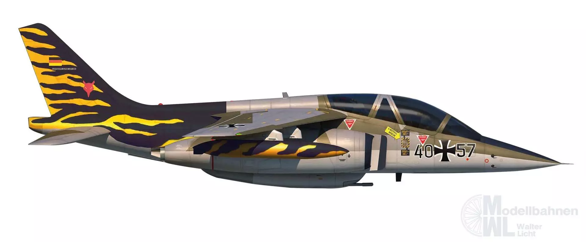 Herpa 580878 - Alpha Jet Luftwaffe JaboG43 Tiger 1:72