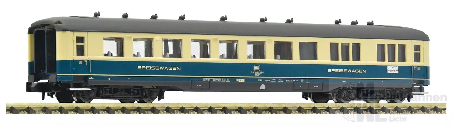 Fleischmann 6260038 - Schürzen Speisewagen DB Ep.IV N 1:160