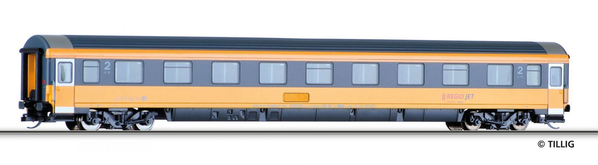 Tillig 13545 - Reisezugwagen RegioJet Ep.VI 2.Kl. Amz TT 1:120