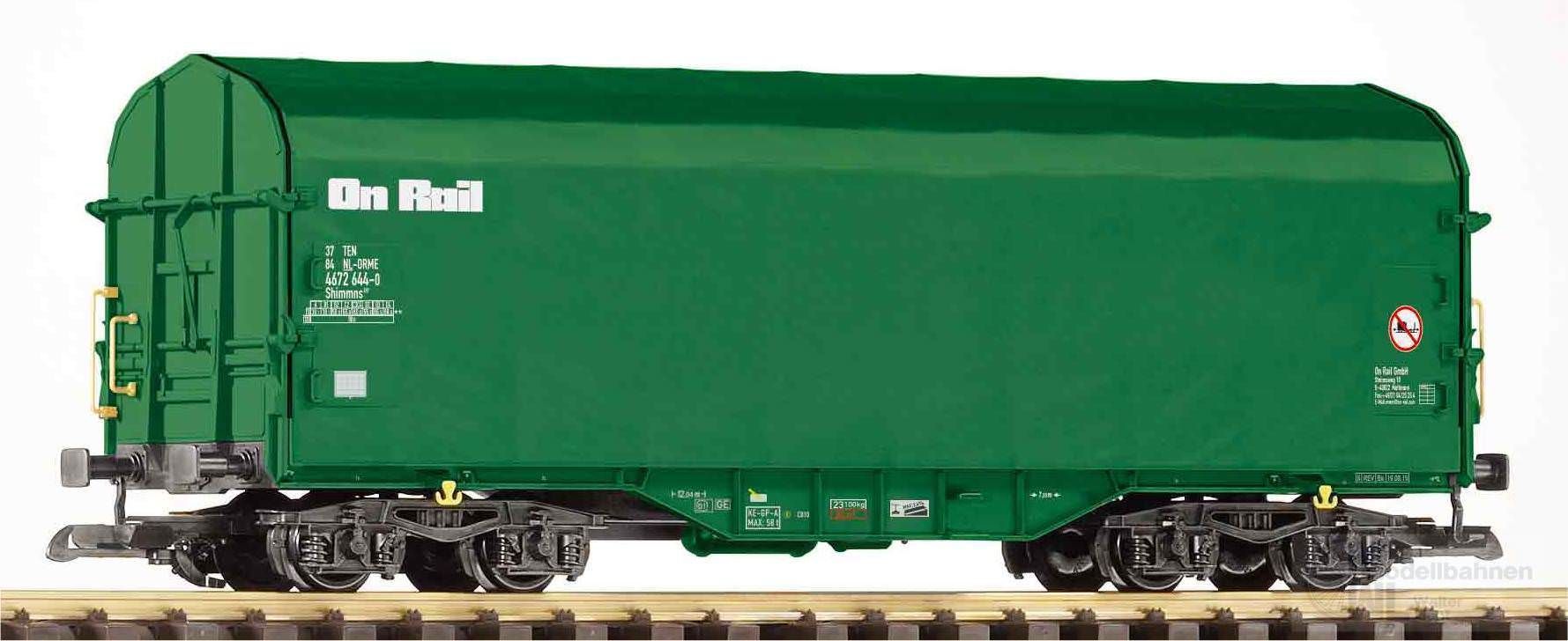 Piko 37017 - Schiebeplanenwagen On Rail Ep.VI SPUR G 1:22,5