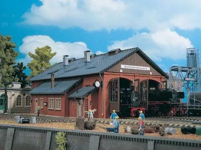 Vollmer 45753 - Lokschuppen mit Türschließ H0 1:87