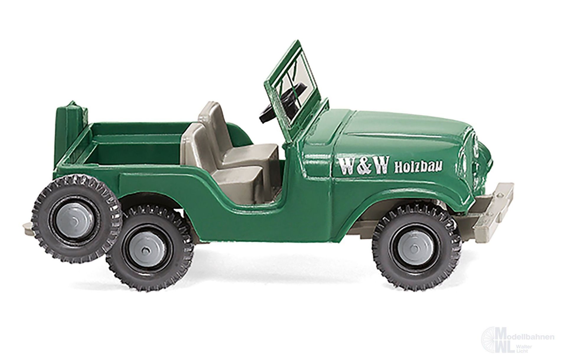 Wiking 001103 - Jeep W&W Holzbau H0 1:87