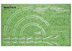 Trix 66600 - Gleisschablone N 1:160