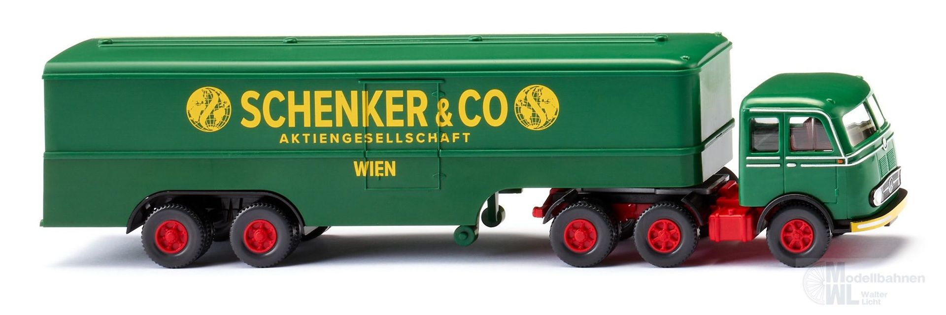 Wiking 051327 - Mercedes-Benz LPS 333 Koffersattelzug Schenker & Co H0 1:87