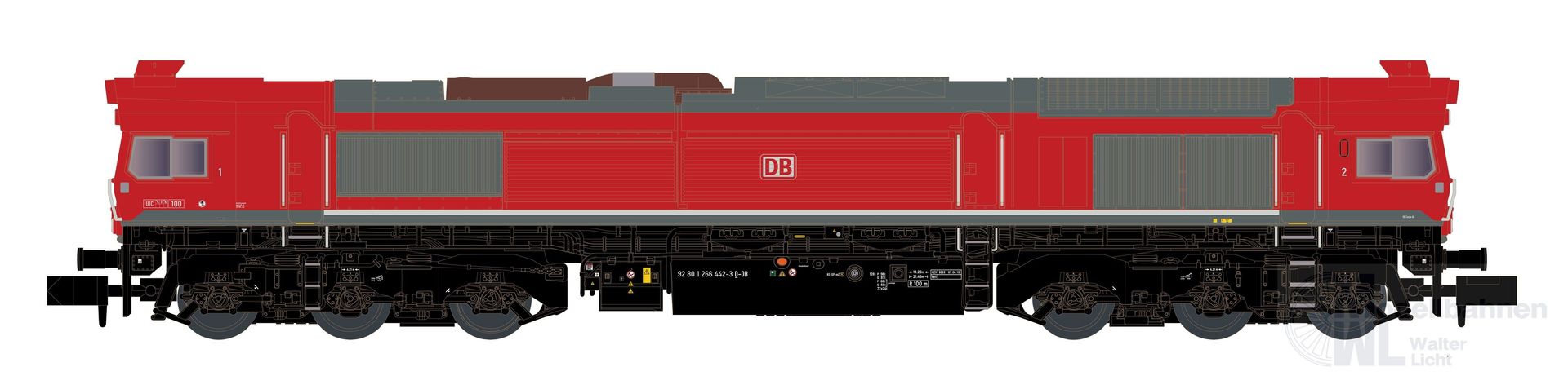 Kato 10833 - Diesellok Class 77 DB Cargo Ep.VI N 1:160