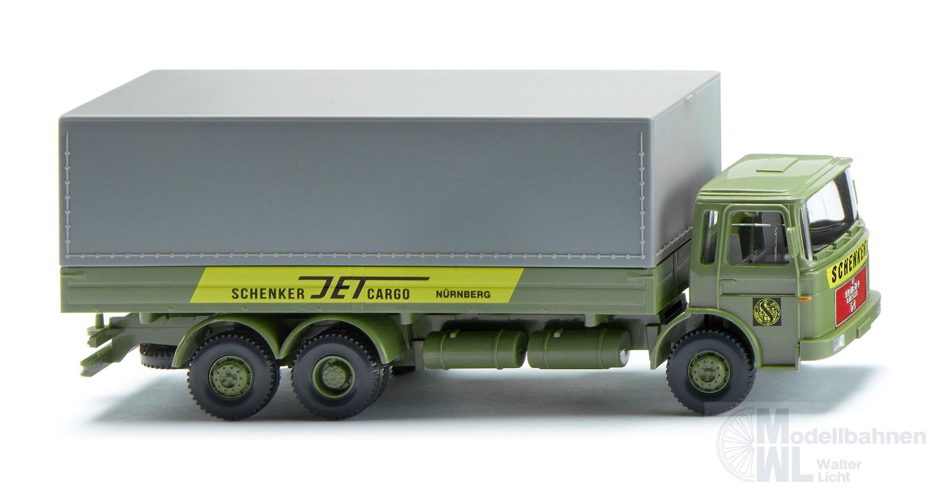 Wiking 045602 - Pritschen-Lkw MAN Schenker H0 1:87