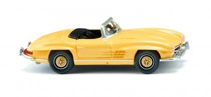 Wiking 083409 - Mercedes-Benz 300 SL Roadster - gelb H0 1:87