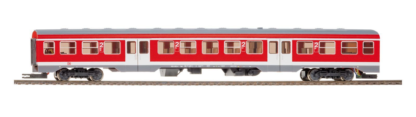 Bemo 1523840 - Mittelwagen 934 441 DB Ep.V verkehrsrot H0/WS