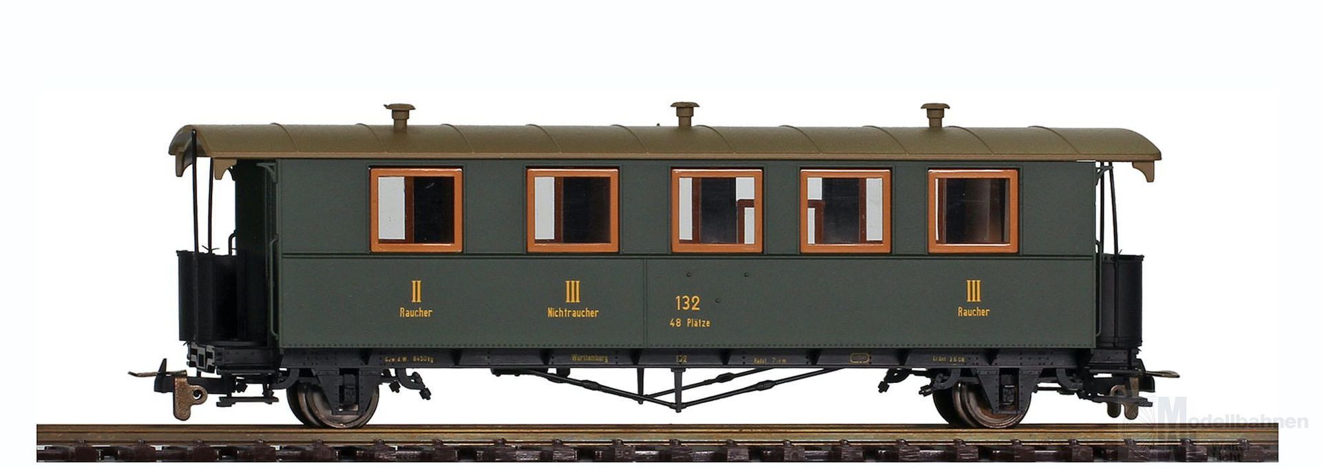 Bemo 3013803 - Personenwagen K.W.St.E. Ep.I 123 2./3.Klasse H0e