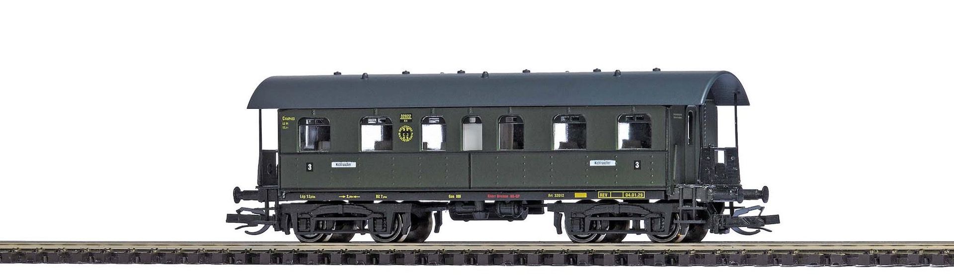 Busch 34104 - Personenwagen DRG Ep.II TT 1:120