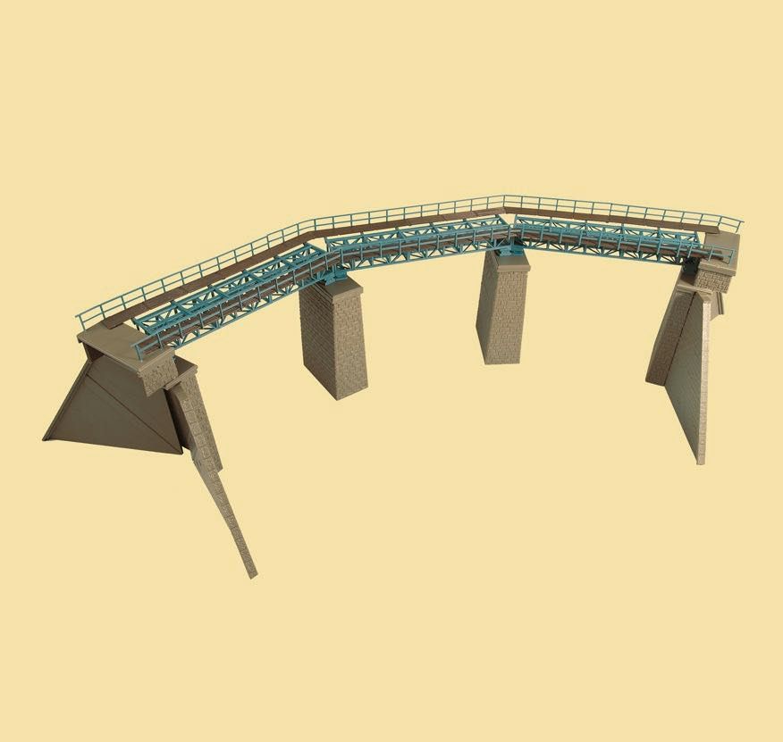 Auhagen 13325 - Stahlbrücke im Bogen TT 1:120