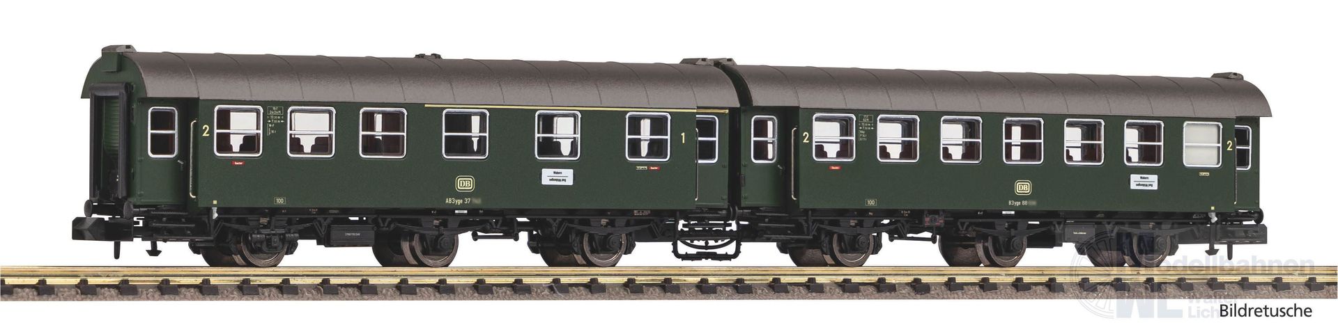 Piko 40763 - Umbauwagen-Paar DB Ep.IV AB3yg + B3yg N 1:160