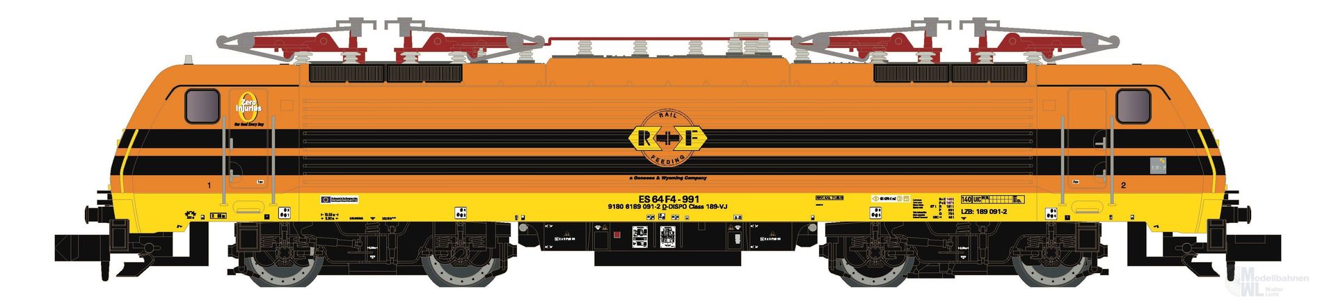 Hobbytrain 29273S - E-Lok BR 189 RRF Ep.VI N 1:160 Sound