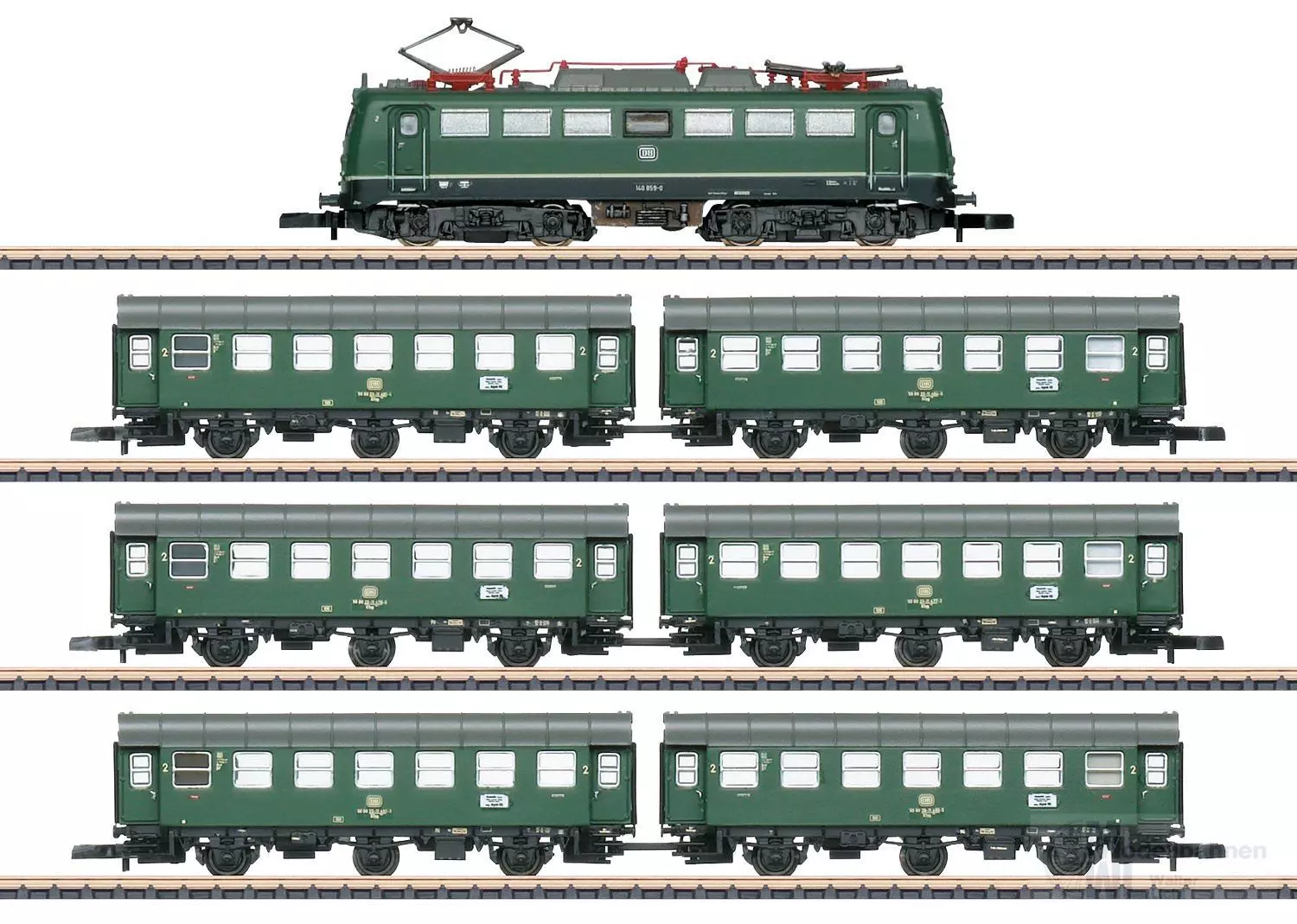 Märklin 81304 - Zugpackung Fernverkehr DB Ep.IV E-Lok BR 140 Z 1:220