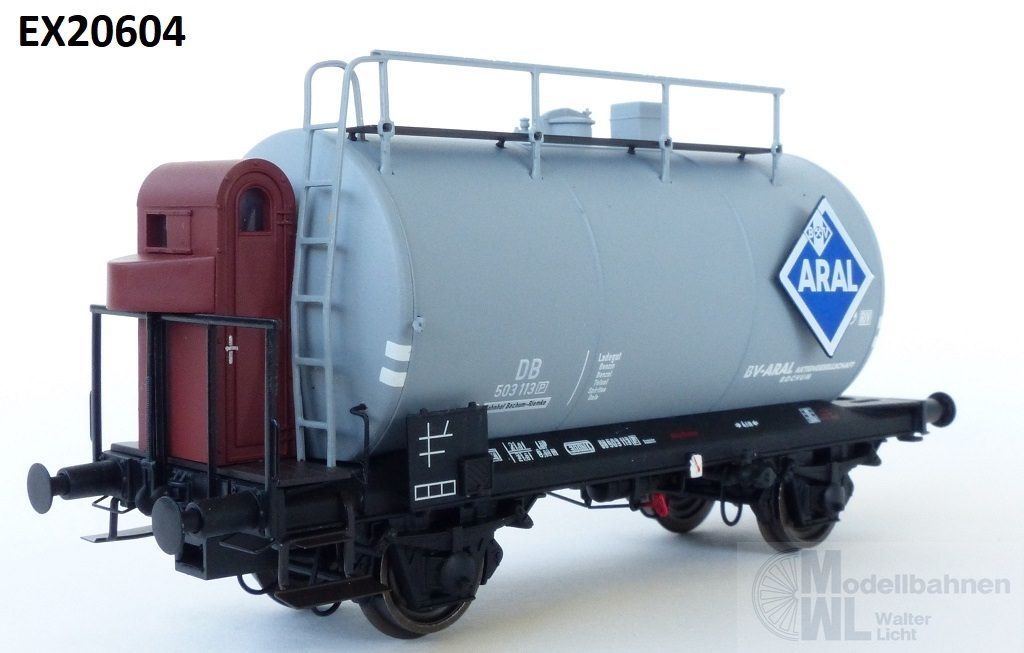 Exact Train 20604 - Kesselwagen DB Ep.III ARAL Silber Grau H0/GL