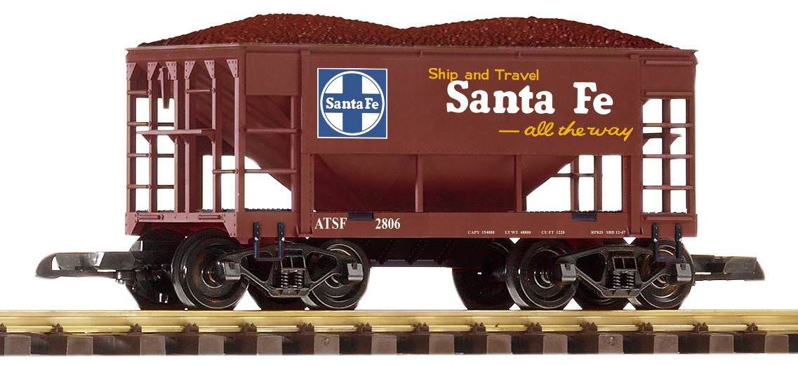 Piko 38913 - Schüttgutwagen Santa Fe mit Erzladung Spur G 1:22,5