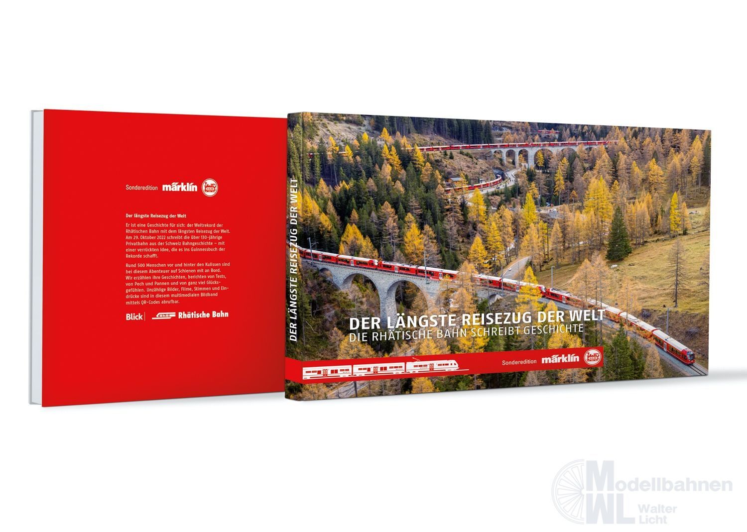 Märklin 03111 - Buch: Weltrekord RhB Der Längste Reisezug der Welt