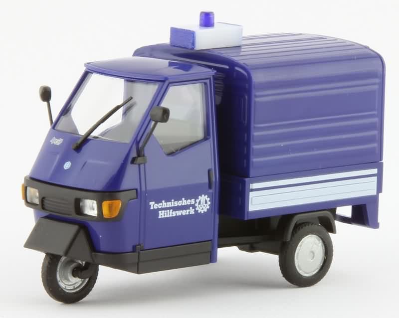 Busch 60053 - Piaggio m.Kofferaufbau »THW« H0 1:87