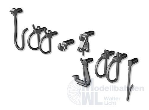 Liliput 969870 - Universal-Zurüst-Set für Pufferbohlen