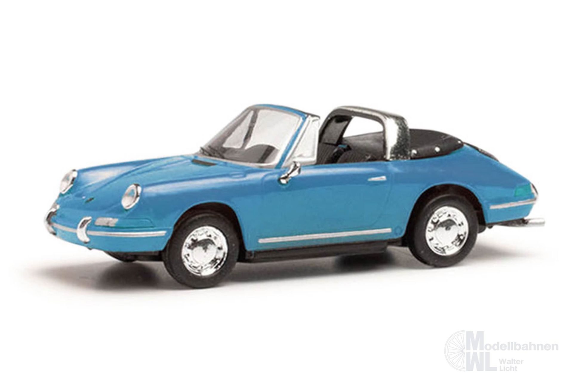 Herpa 023733-004 - Porsche 911 Targa pastellblau H0 1:87