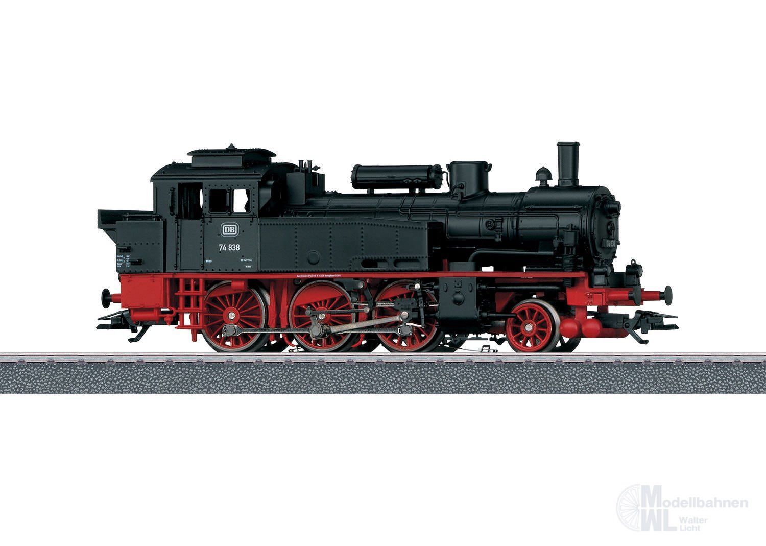 Märklin 36740 - Dampflok BR 74 DB Ep.III H0/WS