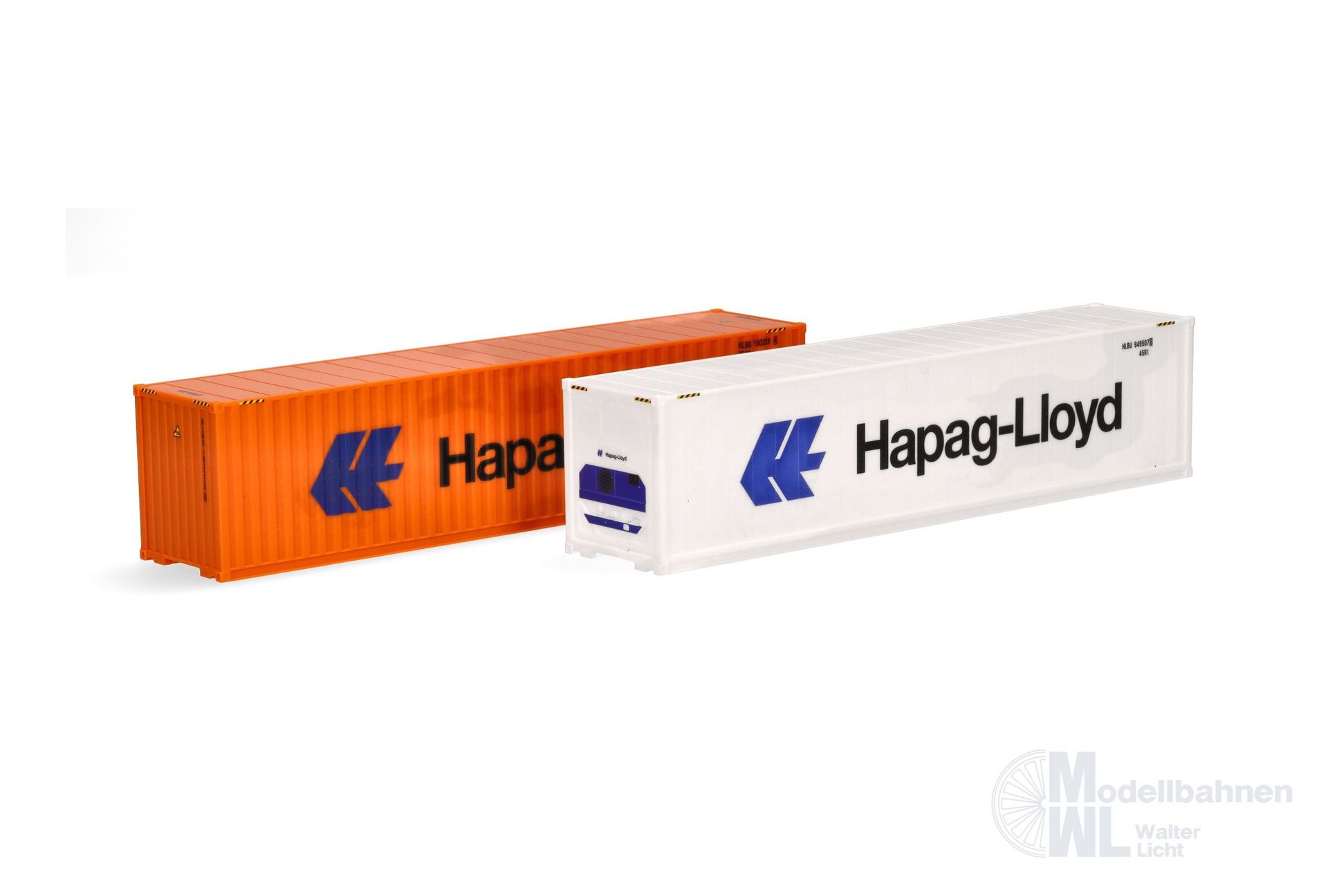 Herpa 076449-006 - Container-Set 2x40 ft.Hapag-Lloyd H0 1:87