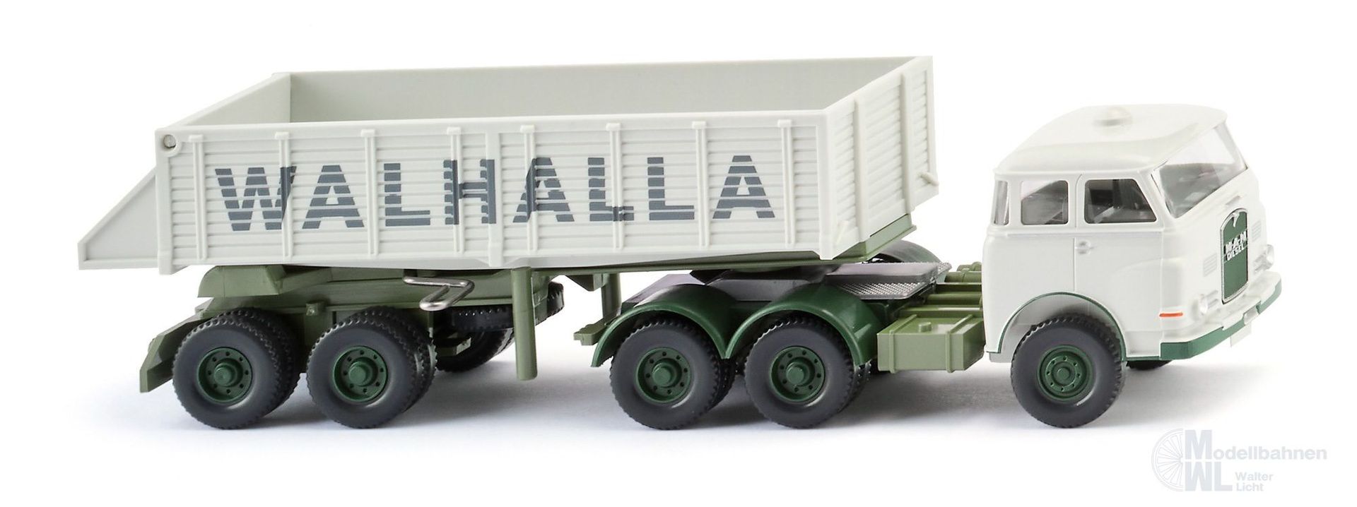 Wiking 067712 - Hinterkippersattelzug MAN Pausbacke Walhalla H0 1:87