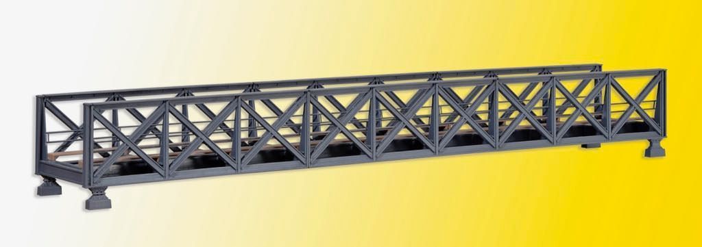 Kibri 39702 - Fachwerk-Stahlbrücke eingleisig H0 1:87