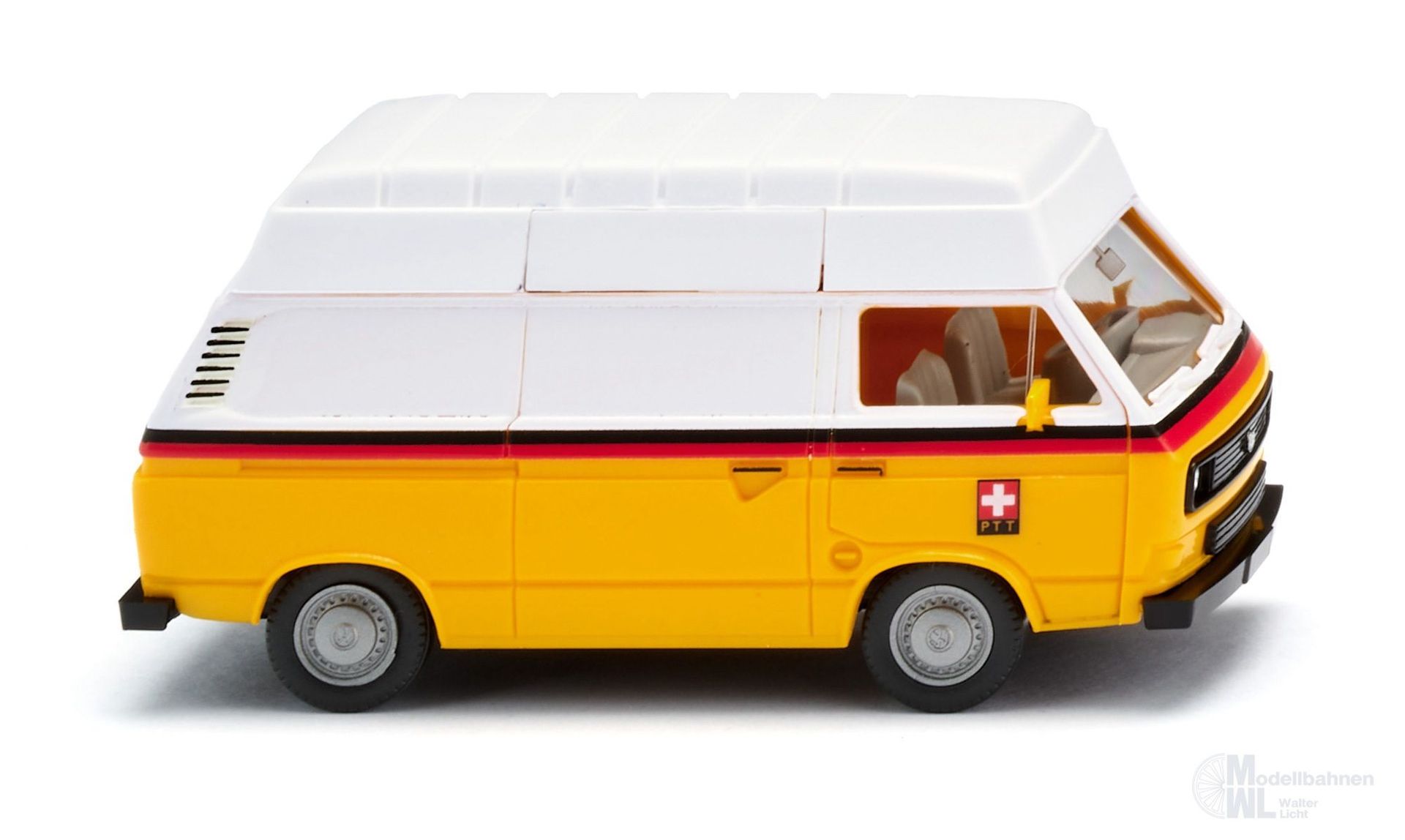 Wiking 026410 - VW T3 Kastenwagen Hochdach PTT H0 1:87