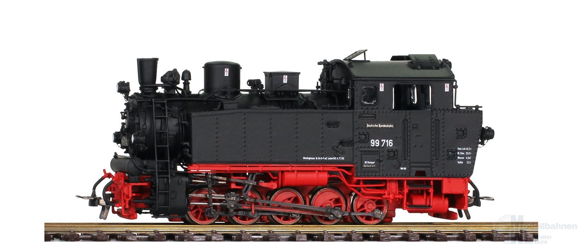 Bemo 1106846 - Dampflok BR 99 716 VI K DB Ep.III Württemberg Exclusivmodell 2025 H0e