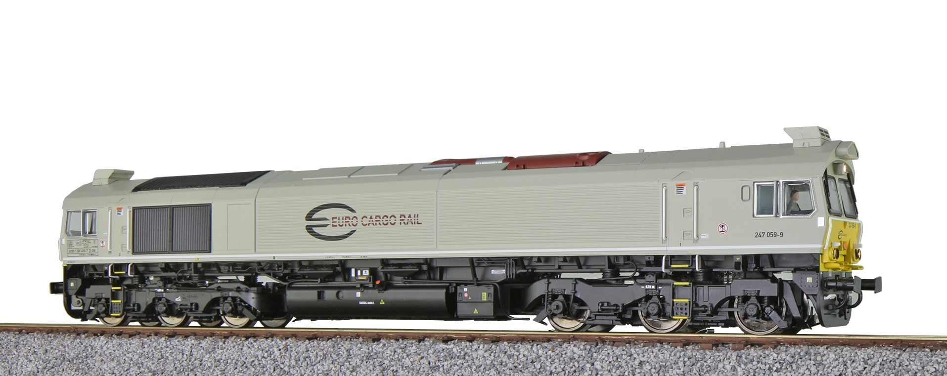ESU 31361 - Diesellok ECR 247 059 Ep.VI hellgrau H0/GL/WS