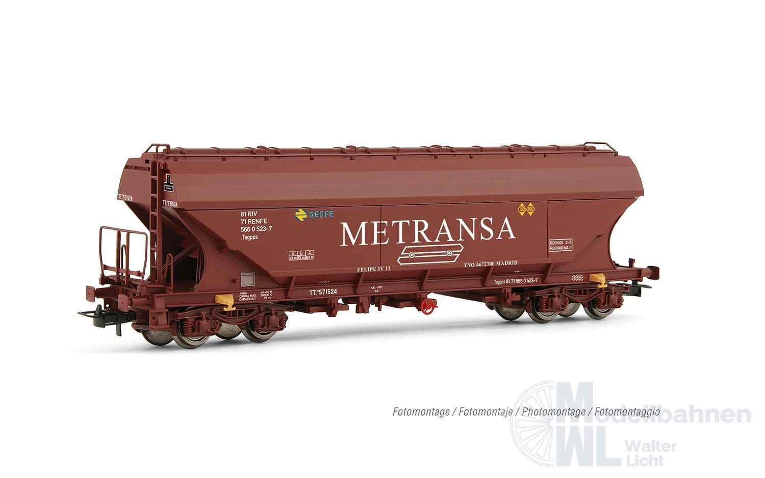 Electrotren 6068 - Schwenkdachwagen RENFE Ep.IV Metransa H0/GL