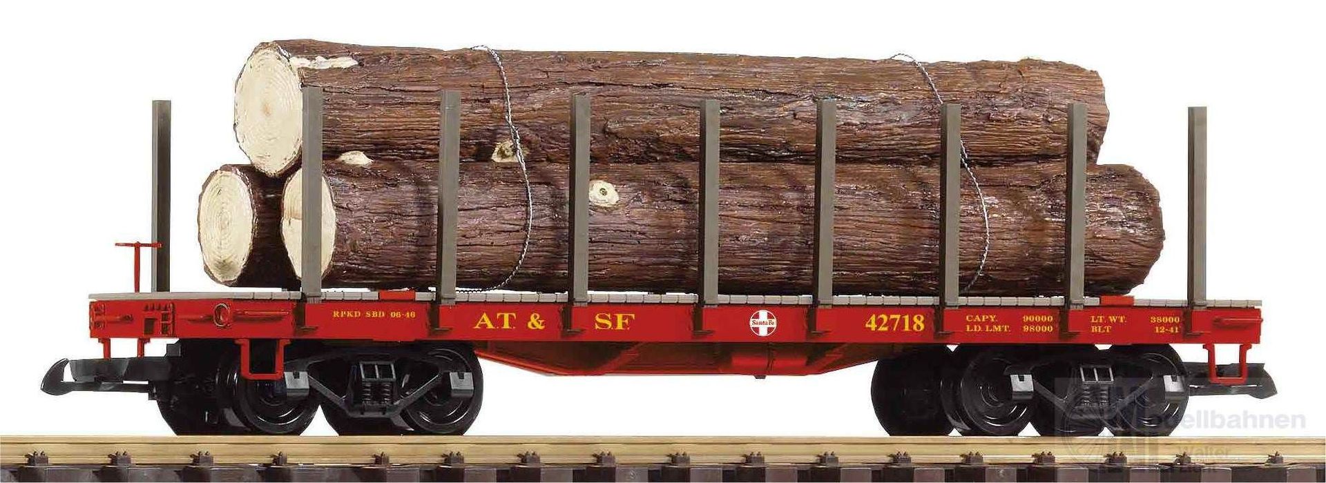 Piko 38786 - Rungenwagen SF mit Holzladung SPUR G 1:22,5