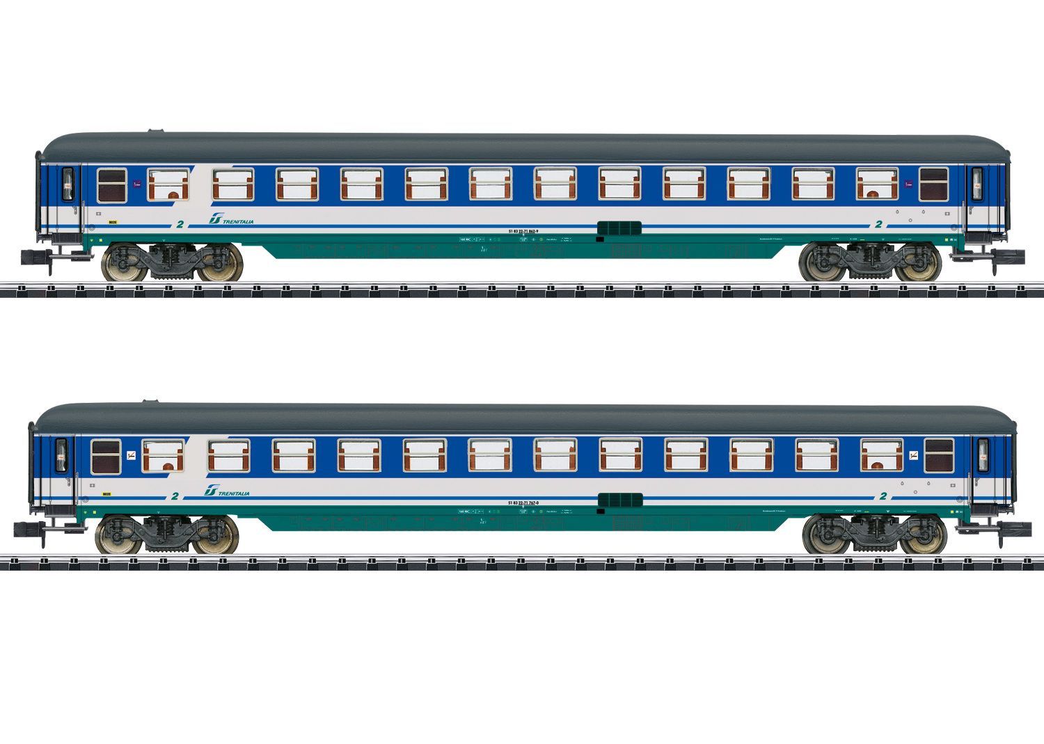 Trix 18255 - Nachtschnellzug EC Venezia FS Ep.V/VI 2.tlg. Teil 4 N 1:160